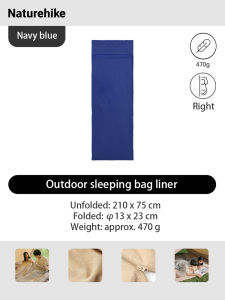 NatureHike | Naturehike All-cotton Sleeping Bag Liner Outdoor Camping Portable Travel Hotel Dirt-proof Sleeve Lightweight Sleeping Bag