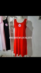 IVLOVE - Singlet Longdress Panjang Jumbo XXL Bahan Super Adem Lembut / Tanktop Tali Lebar Singlet Midi Tunik Muat Jumbo Ld 110 Polos Berkualitas
