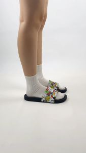 Dép quai ngang slipper Xứ Sở Cơm Cuộn cao cấp nam nữ HISHOO siêu nhẹ da Bò lộn thời trang size 36 - 45 U112