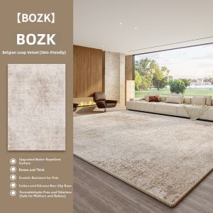 BOZK | Sleek and Easy-to-Clean Carpet for Living Room and Bedroom