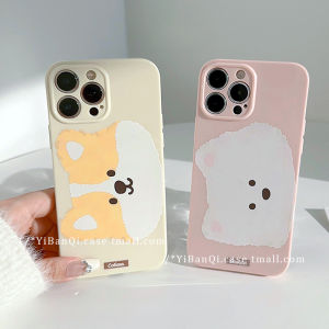 Cartoon Couple Dog Phone Case Full Cover Anti-Fall for  Huawei Honor Vivo Xiaomi Oppo 16Pro 15ProMax New 14Pro Women Mate60P70