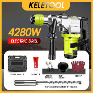 6500w Demolition Rotary Jack Hammer Impact Drill Concrete electric drill industrial high-power multifunctional electric pick