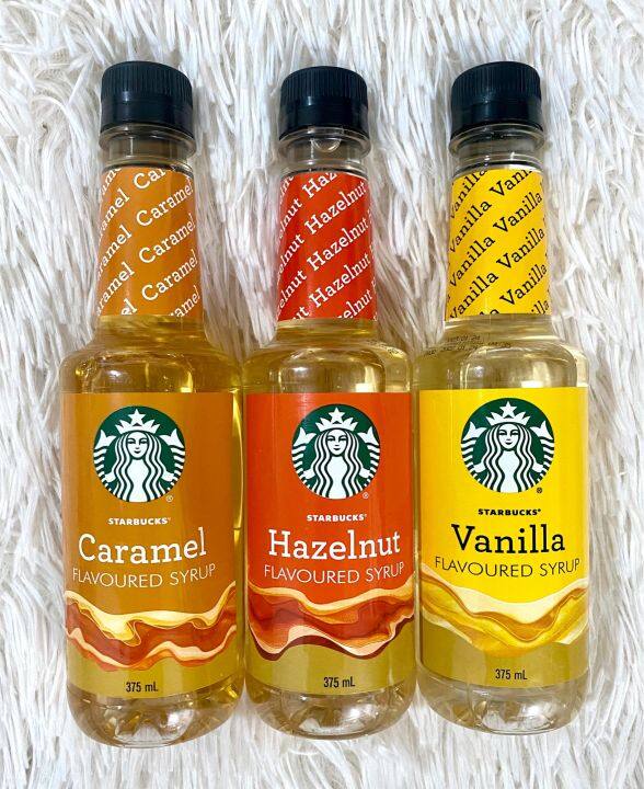 Starbucks shop hazelnut syrup