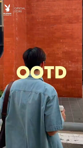 PLAYBOY รุ่น Blitz FC บลิทซ์ เอฟซี กระเป๋าสะพายข้างผู้ชาย รหัส ST-B251PBM307-BR ดีไซน์ทรงเเมสเซนเจอร์ สีOakBrown