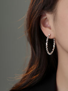 Luxurious 999 Silver Ear Cuff Womens Fashion Jewelry Geometric Pattern Fresh out New Style Small Quantity High-End Sensation