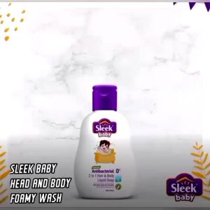 Sleek Baby 2in1 Hair & Body Wash Antibacterial 250ml 300ml