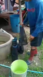 5 ลูก ดักปลาไหล 200 บาท ตุ้มดักปลาไหลงาไม้อีจู้