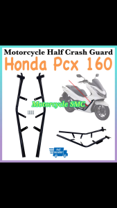 Motorcycle HALF CRASH GUARD For Honda PCX 160 (Bolts Included) High Quality Crash Guard Protective Made in Thailand