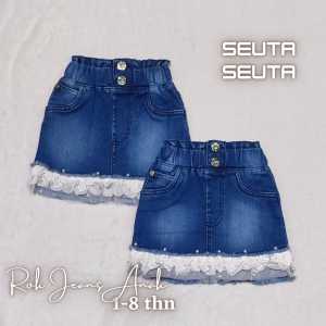 ROK JEANS ANAK PEREMPUAN 1-8 TAHUN