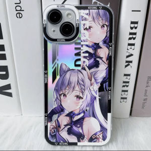 Yisihan Anime Phone Case for Apple iPhone 14/14Plus/14Pro/14Promax Anti-Fall TPU Protective Cover Cartoon Style Couple Friendly