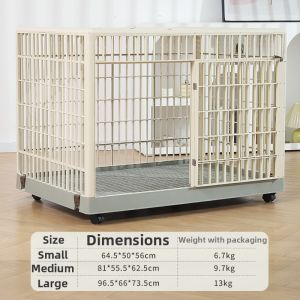 HOOPET | Indoor Luxury Medium Dog Cage Escape-Prevention
