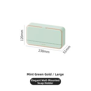 Luxury Non-Drilling Wall Mounted Drainable Soap Holder
