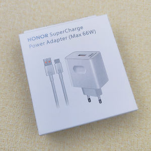 HONOR 66W EU Charger Super Charge Fast Wall Adapter 6A USB Cable For Honor X9C 90 80 70 60 Pro Magic 7 6 Lite V3 300 200 Lite