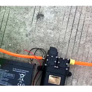 Double Pump Cuci Motor Dc12V 7A /Pompa Air Penyemprot/Sprayer Water Pump