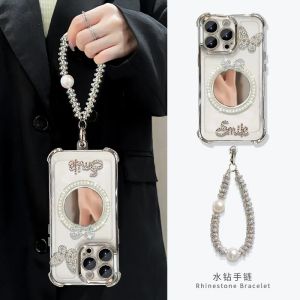 for Honor 200 400 90 70 50 Lite Smart X9C X7C Magic 6 7 Pro X9A X7B X9B Butterfly Transparent Phone Case Soft with Mirror