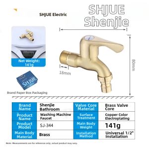 Copper Heavy-Duty Anti-Explosion Frost-Resistant Quick-Open One In Two Out Faucet