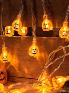 Halloween String Balcony Night Market Stall Atmosphere Lighting Scene Layout Decoration Outdoor Creative Supplies Fancy