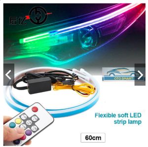 1SET SET ALIS 60CM RGB REMOTE 12V&24V MOTOR MOBIL BUS TRUK