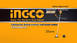 INGCO 20VX2 (40V) STRING TRIMMER & BUSH CUTTER CSTLI20018 (BARE UNIT)