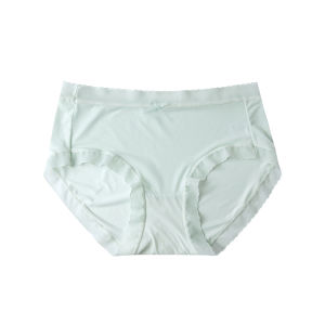 miiow | Pure Cotton Seamless Womens Underwear Breathable Antibacterial Summer Thin Triangle Panties Comfortable Non-Marking Innerwear