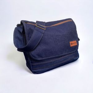 Tas Selempang Pria Denim Jeans EXCITEDS Messenger bag Klasik