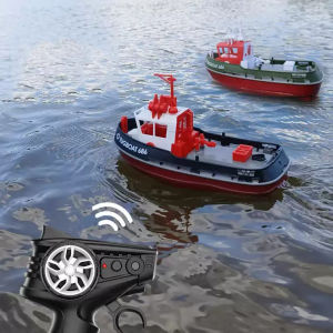 2.4G Remote Control Boat Dual Motor Drive RC Boat Outdoor Electric Tugboat