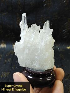 Natural Precious Himalayan White Quartz Crystal Cluster Ornament XWQ04 #WhiteCrystal #CrystalQuartz #homedecor