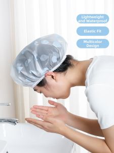 Maryya | Waterproof Greaseproof Double-layer Bath Cap For Dry Hair Masks