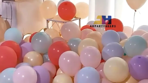 10Pcs Macaron Color Balloons 10 Inch Beautiful Balloons for Home and Party Scene Decoration