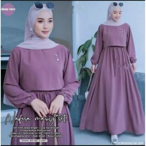 Zafina Drees Gamis Cringkel wanita Terbaru Gamis Polos Terbaru 2023 Gamis Jumbo Drees Panjang kekinian