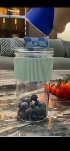 Juice Extractor 6 Blade 350ml Portable Fruit Juicer Wireless USB Charging Mini Speed Blender/奶昔榨汁机 Blender Blades Shake Electric Cordless