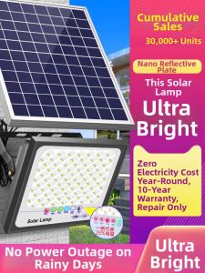 OULIANGDA | Solar Waterproof Bright Powerful 2000W Outdoor Light