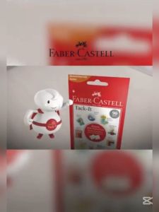 Faber Castell Tack it 108pcs Sticky Stuff Reusable Adhesive White Double Sided Tape Chinese New Year Dragon
