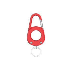 Holder Case for AirTag Anti-Lost Protective Cover with Keychain Carabiner Outdoor GPS Tracker Secure Holder for Keys Backpack