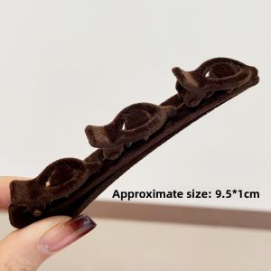 Princess Style Hair Clips Womens Side Bangs Duckbill Hair Accessories Sweet Style Fresh Outlined Fashionable Hair Decorations