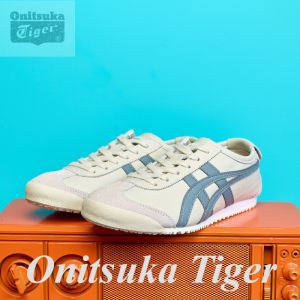 Original Tiger Shoes Classic Oat Color Leather for Men and Women Non-slip Wear Resistant Comfortable Fashion Casual Sneakers 1183A201-250