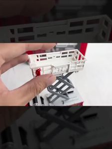 CONUSEA | Mini Pull Back Fire Engine Car Toys Construction Set Trucks Fighting Emergence Inertial Engineering Vehicles Toy For Kids Gifts