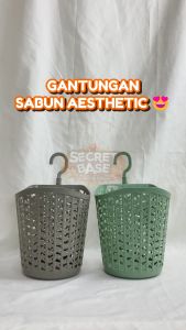 GANTUNGAN SABUN - Wadah Tempat Sabun Batang Dinding Kamar Mandi / Rak Keranjang Mandi