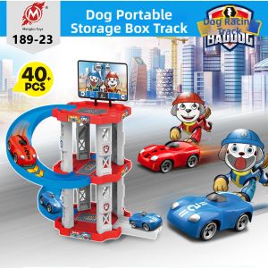 LIWAN | Adventurous Slide DIY Assembly Intelligent Toy Car Set with Storage Box
