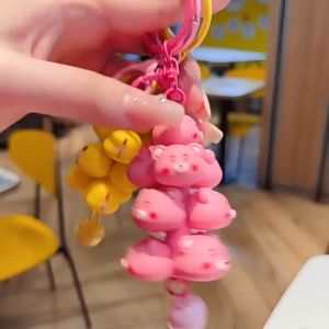 Gantungan Kunci Disney Tsum Tsum Kuromi Melody Cinamoroll Lonceng Gantungan Tas Lucu