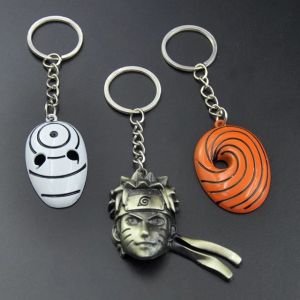 New Arrival Uchiha Men's Flying Keychain & Schoolbag with Earth Mask Small Ornament Pendant Naruto Anime Peripheral