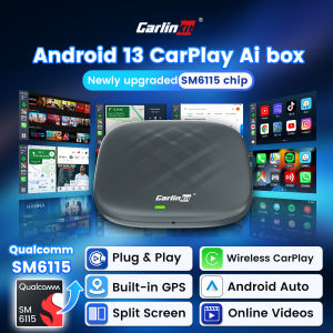 Carlinkit CarPlay Ai Box Wireless CarPlay Wireless Android Auto Android All in One Box For BMW VW KIA Benz 4+64G LTE Play store