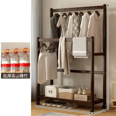 ZHUJUZAN | Multifunctional Mobile Clothes Rack