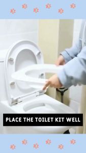 Cat Toilet Training Kit Cat Toilet Trainer Potty Training Toilet Training Pet Diapers Pet Toilet Kucing Berak