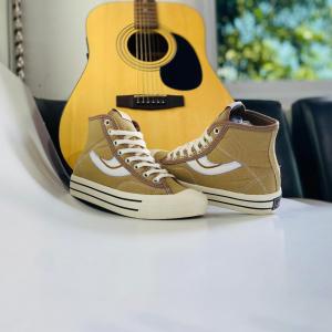 Sepatu ZIROTZ | Sepatu Wanita Pria Flexion Caramel High Sneakers