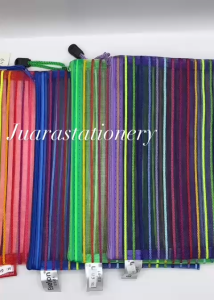 Document Bag Zipper A5 V-tec VT-6002 ES-01 A5 / Map Folder Jaring Warna Warni