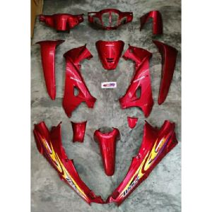 ชุดเฟรม Wave125R Wave125S + อกไก่ เวฟ125s หัวมน และหัวแหลม ชุด สีดำเงา สีน้ำเงินแก้ว สีแดงแก้ว งาน ABS ชุดสี รูกุญแจกลม ชุดสีพร้อมติดสติ๊กเกอร์