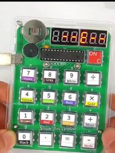 DIY Calculator Electronic Production Kit LED Digital Tube Display With Shell Single-Chip Microcomputer Welding Practice Kit