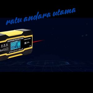 COD FOXSUR Charger Aki Mobil dan Motor 12V 24V 10A Super Cepat otomatis 6-180 Ah FBC122410D