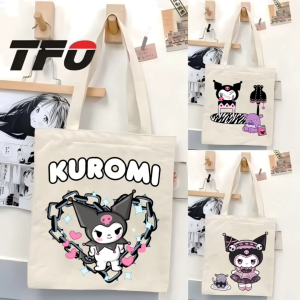 TFO Tote Bag Kuromi Character from the Sanrio Universe College School Tote Bag